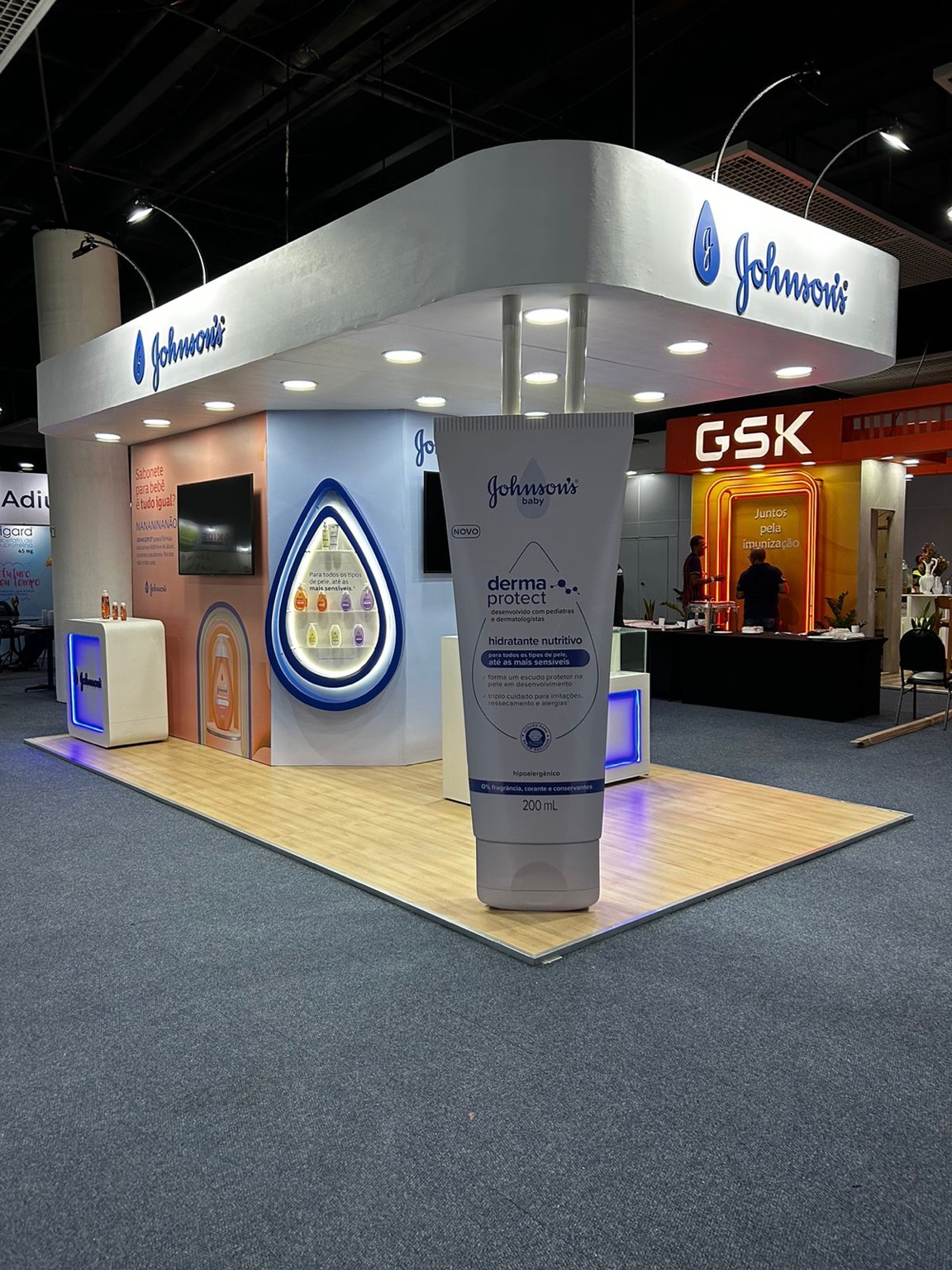 Stand Johnson’s produzido em feira